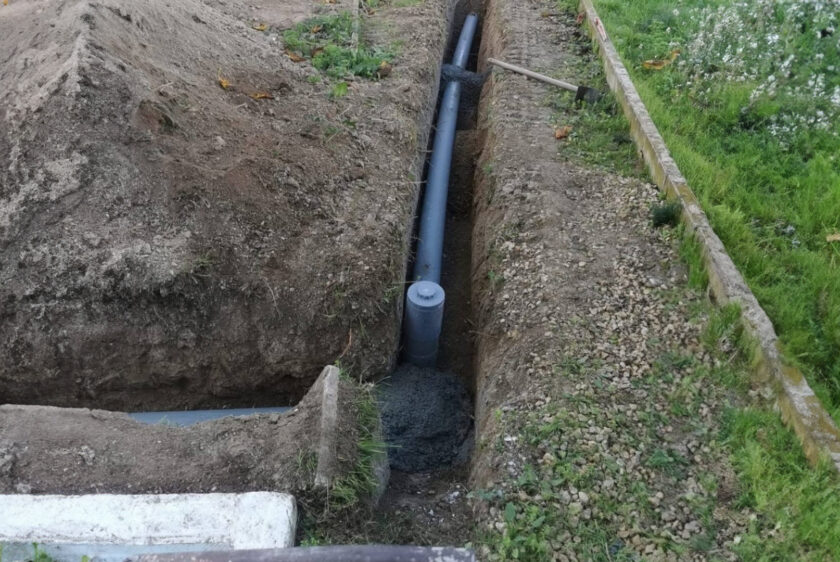 Connection to main drainage