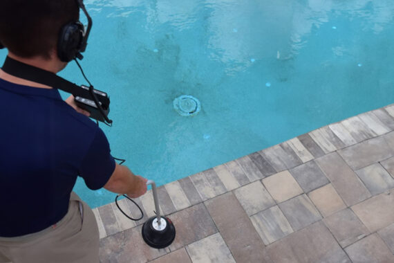 Swimming pool leak detection and repair