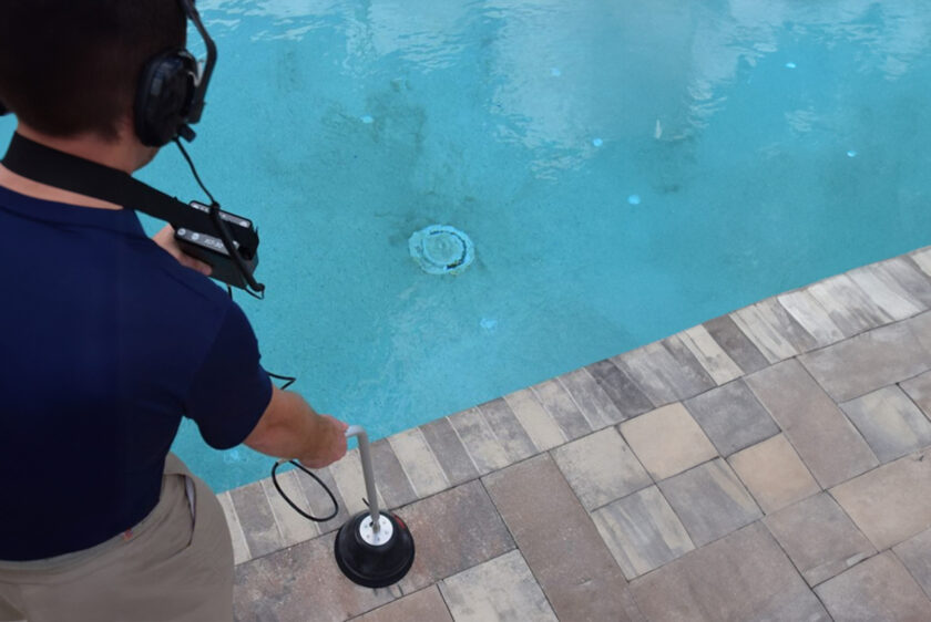 Swimming pool leak detection and repair